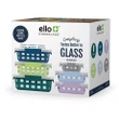 [SET OF 2] - Ello DuraGlass 12-piece Glass Food Storage Set