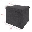 [SET OF 3] - Seville Classics Foldable Storage Cube/Ottoman