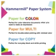 [SET OF 2] - Hammermill Printer Paper, 24lb Premium Multipurpose Copy Paper, 8.5x11, 97 Bright - 5 Ream (2500 Sheets)