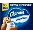 [SET OF 2] - Charmin Ultra Soft Toilet Paper Super Plus Rolls (201 sheets/roll, 32 rolls)