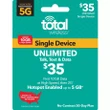 [SET OF 2] - Total Wireless $35 Unlimited Plan (10GB at High Speeds**) & 5GB Hotspot (Email Delivery)