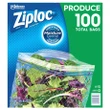[SET OF 3] - Ziploc Produce Bags, 100 Ct./Pk.