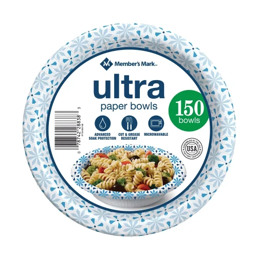 [SET OF 3] - Member's Mark Ultra Soup/Salad Paper Bowls (20 oz., 150 ct.)