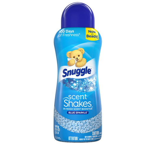 [SET OF 3] - Snuggle Scent Shakes In-Wash Scent Booster Beads, Blue Sparkle 37.6 oz.