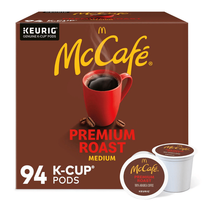 [SET OF 2] - McCafe Premium Roast K-Cup Coffee Pods (94 ct.)