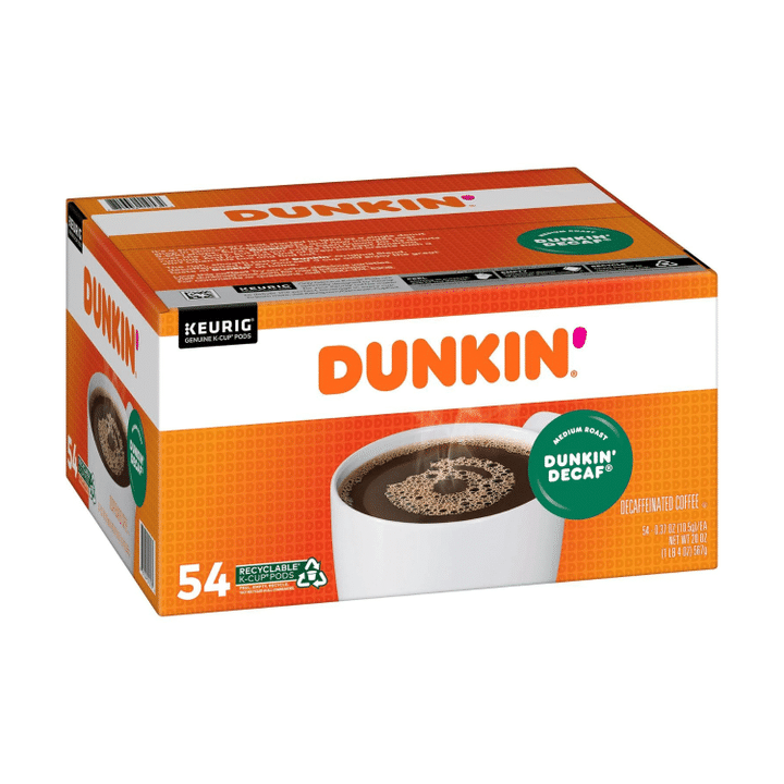 [SET OF 2] - Dunkin' Donuts Decaf Coffee K-Cups, Medium Roast (54 ct.)