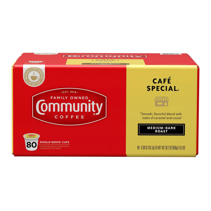 [SET OF 2] - Community Coffee Single Serve Cups, Cafe Special (80 ct.)