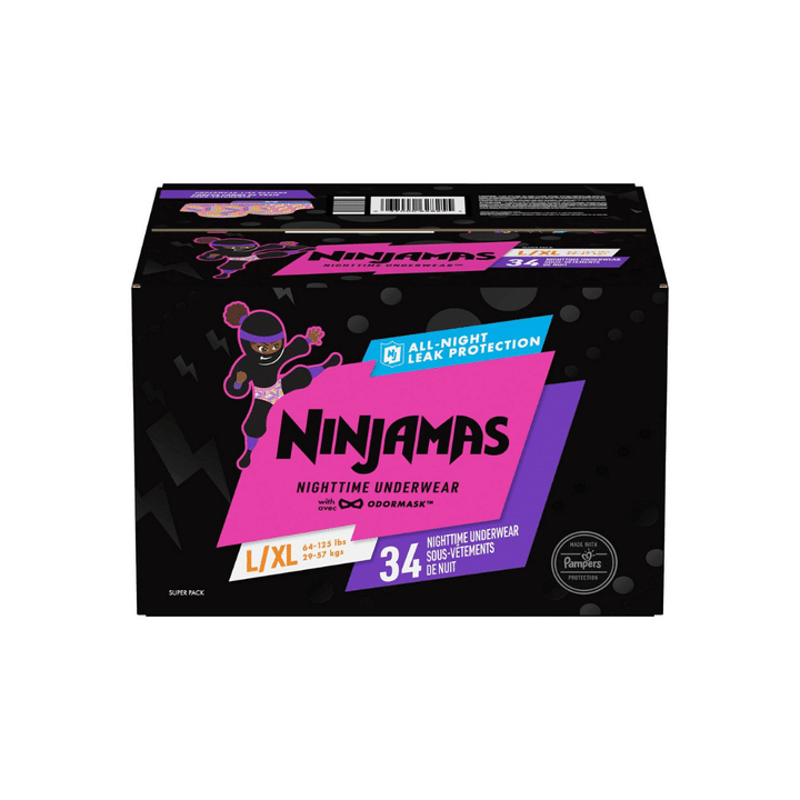 Pampers Ninjamas Nighttime Underwear for Girls