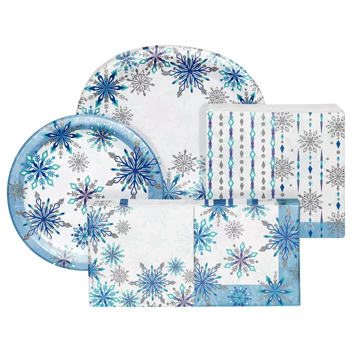 [SET OF 2] - Artstyle Holiday Frost and Freeze Deluxe Tableware Kit (495 ct.)