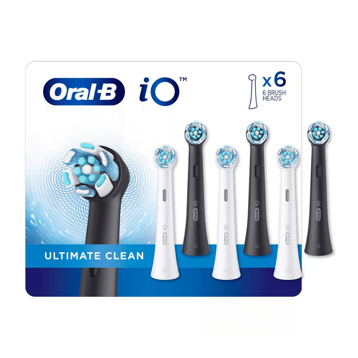 [SET OF 2] - Oral-B iO Series Electric Toothbrush Replacement Brush Heads (6 ct. Refills)