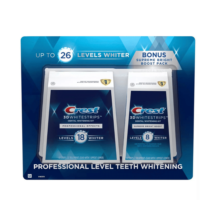 [SET OF 2] - Crest 3D Whitestrips Professional Effects & Supreme Bright Dual Pack