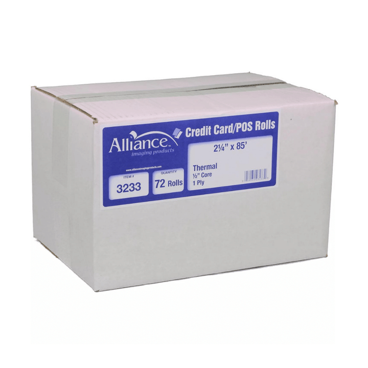 [SET OF 2] - Alliance Thermal Paper Receipt Rolls, 2 1/4" x 85', White, 72 Rolls