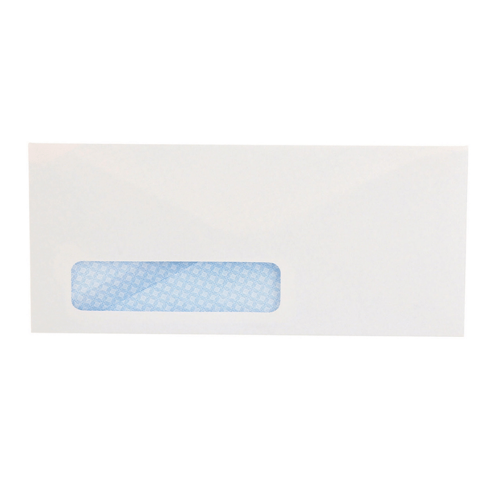 [SET OF 2] - Universal #10 Security Tinted Window Business Envelope, V-Flap, White, 500ct.