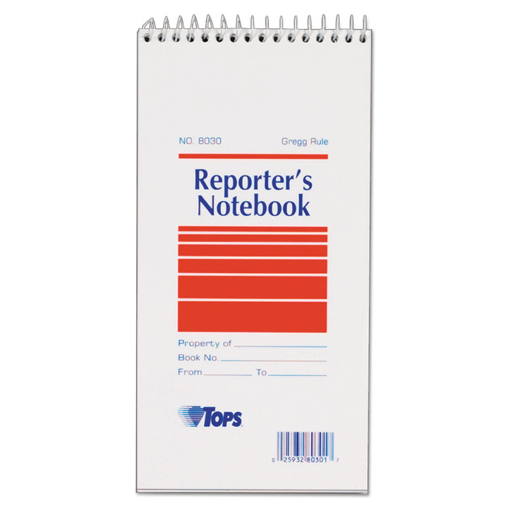 [SET OF 2] - Tops Reporter Notebook, Gregg Rule, 4 x 8, White, 12 70-Sheet Pads/Pack
