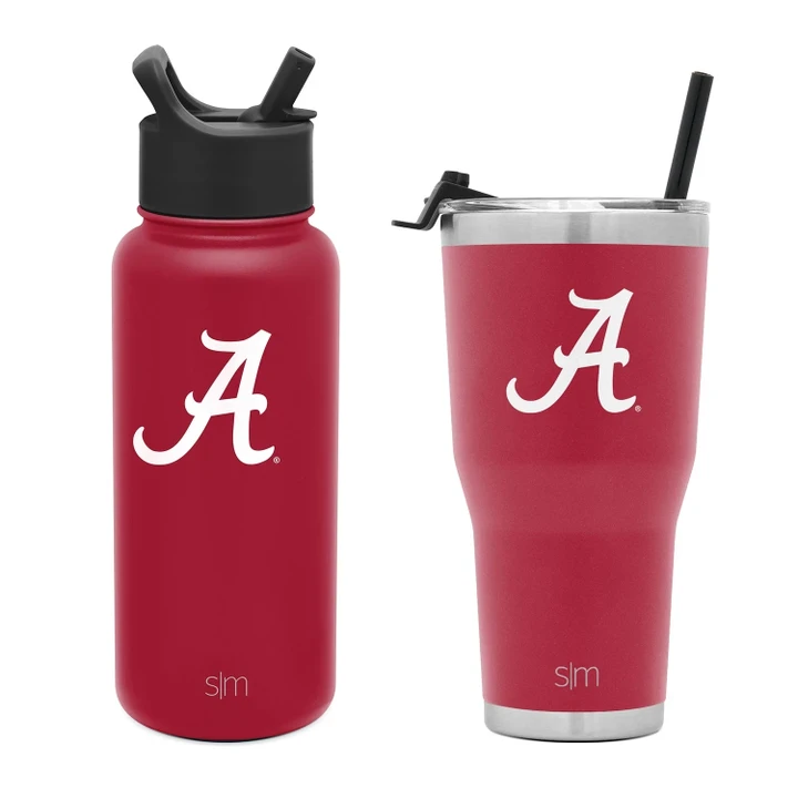 [SET OF 2] - Simple Modern Collegiate Licensed Insulated Drinkware 2-Pack, University of Alabama