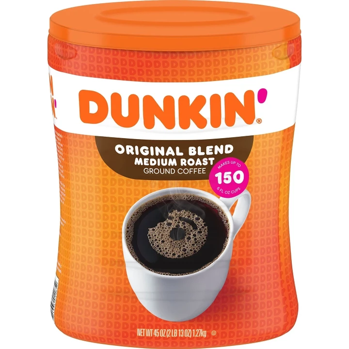 [SET OF 3] - Dunkin' Donuts Original Blend Ground Coffee, Medium Roast (45 oz.)