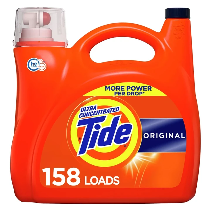 [SET OF 2] - Tide Ultra Concentrated Liquid Laundry Detergent, Original (158 loads, 208 fl. oz.)