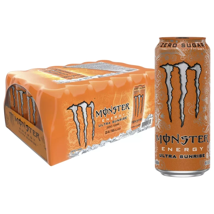 [SET OF 2] - Monster Energy Ultra Sunrise (16 oz., 24 pk.)