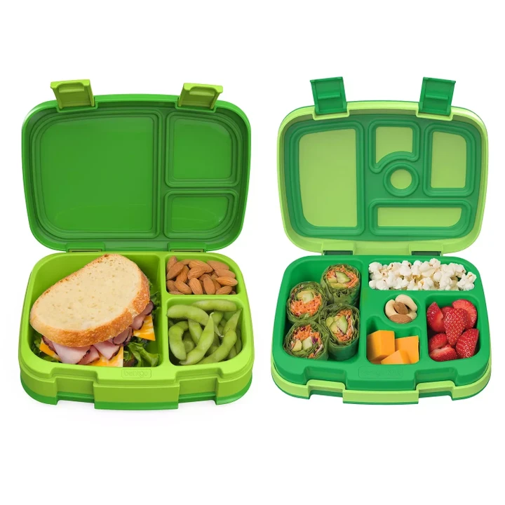 [SET OF 2] - Bentgo Fresh and Bentgo Kids Lunch Box, Safari