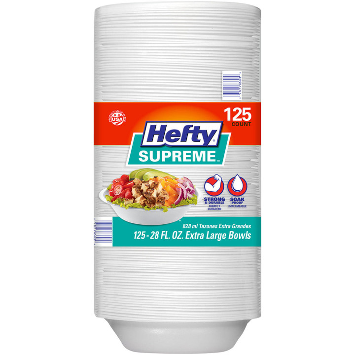 [SET OF 3] - Hefty Supreme Bowls (28 oz., 125 ct.)