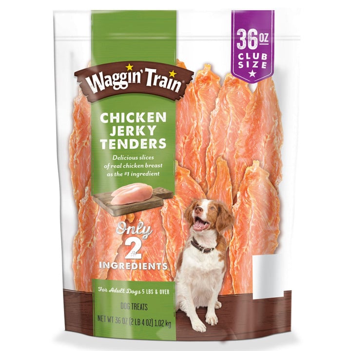 [SET OF 3] - Waggin Train Chicken Jerky Dog Treats (36 oz.)