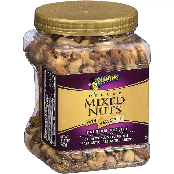[SET OF 3] - Planters Deluxe Mixed Nuts with Sea Salt (34 oz.)