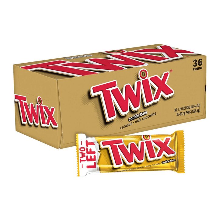 [SET OF 2] - Twix Caramel Cookie Chocolate Candy Bars Bulk Pack (1.79 oz., 36 ct.)