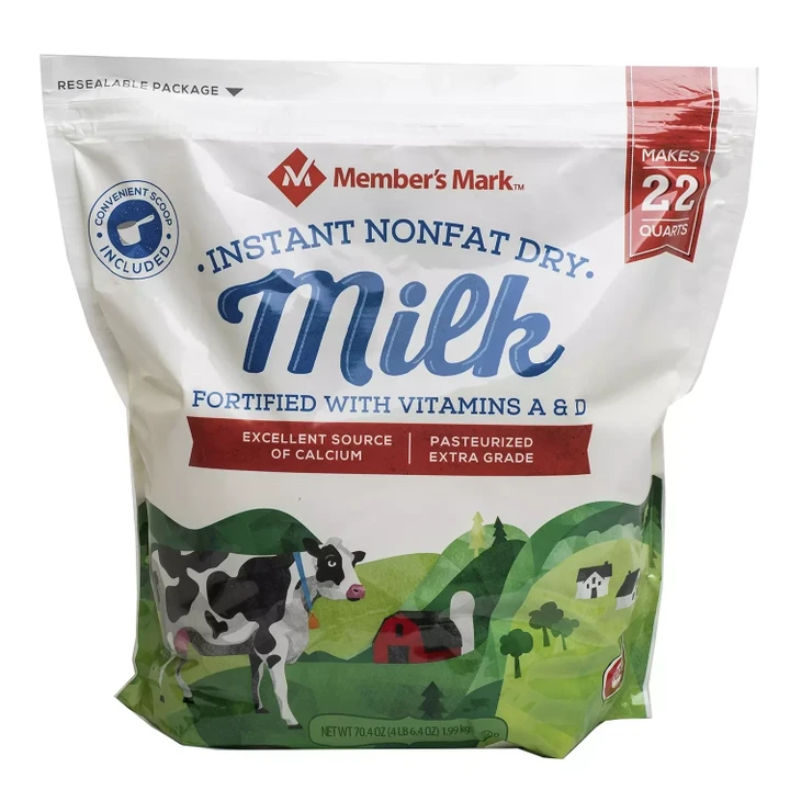 [SET OF 3] - Member's Mark Non-Fat Instant Dry Milk (70.4 oz.)