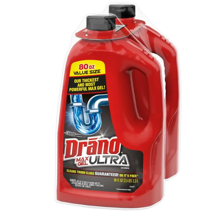 [SET OF 2] - Drano Max Ultra Gel (80 oz., 2ct./pk.)