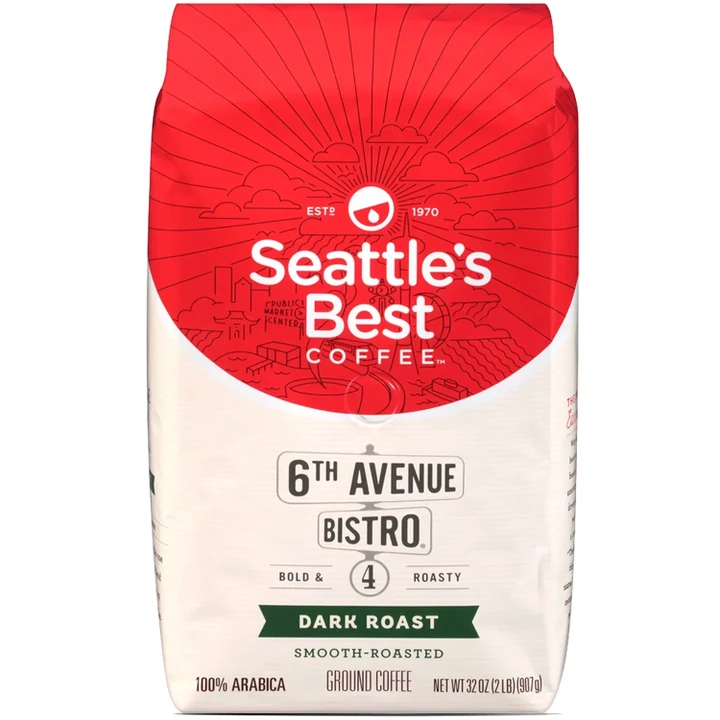 [SET OF 3] - Seattle's Best Level 4 Ground Coffee (32 oz.), Pack of 3
