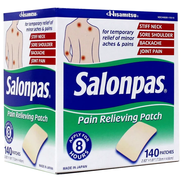 [SET OF 4] - Salonpas Pain Relieving Patch (140 ct./pk.)