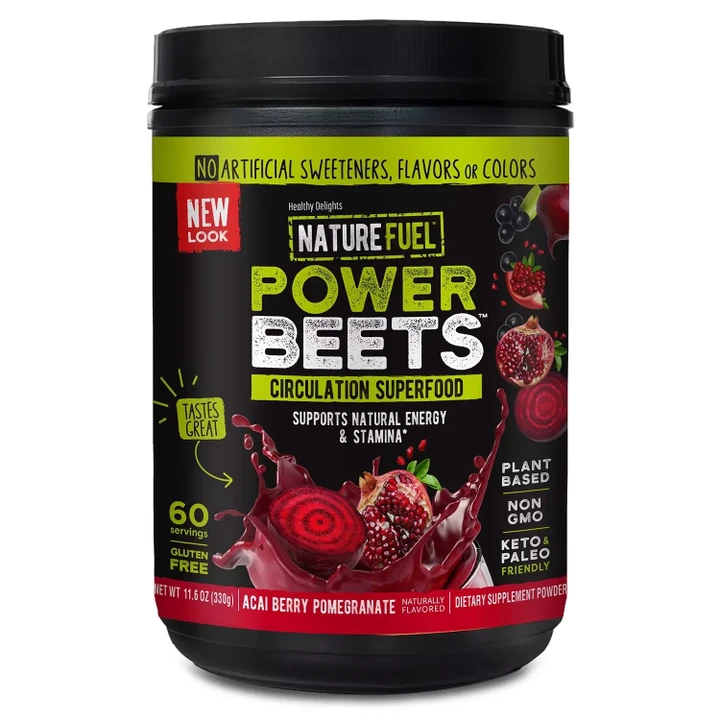 [SET OF 3] - Nature Fuel Power Beets Juice Powder, 60 servings (11.6 oz.)