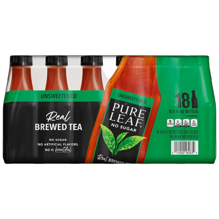 [SET OF 3] - Pure Leaf Unsweetened Iced Tea (16.9 oz., 18 ct./pk.)
