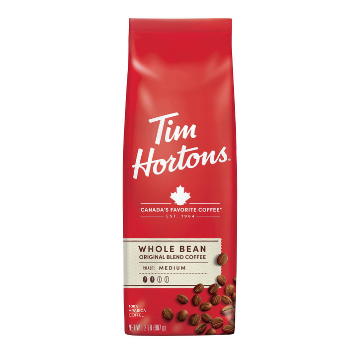 [SET OF 4] - Tim Hortons Whole Bean Coffee, Medium Roast (32 oz.)