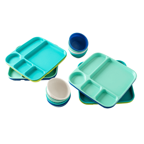 [SET OF 2] - Nordic Ware 16-Piece Microwave Safe Summer Picnic and Party Set