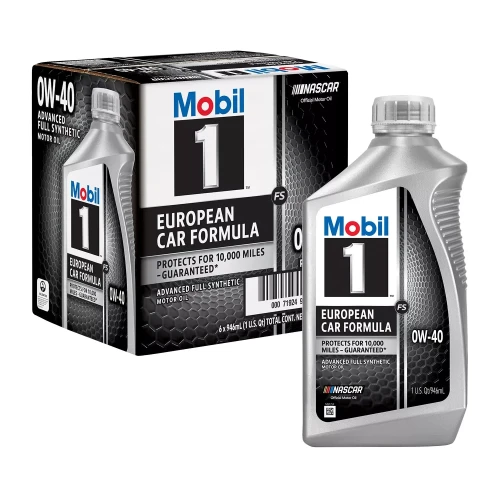 [SET OF 2] - Mobil 1 FS 0W-40 Synthetic Motor Oil ( 1-quart bottles, 6-pk)