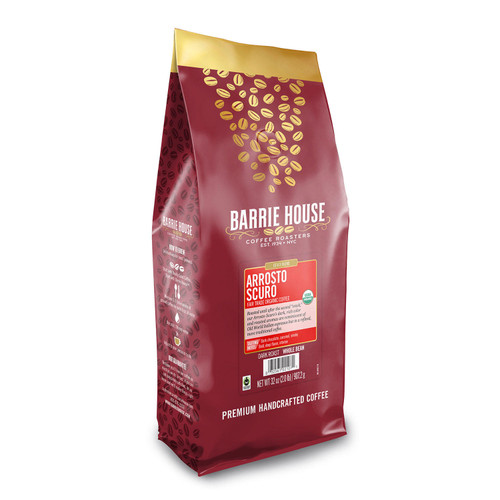 [SET OF 3] - Barrie House Fair Trade Organic Whole Bean Coffee, Arrosto Scuro (32 oz./pk.)