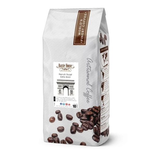 [SET OF 3] - Barrie House Whole Bean Coffee, Extra Bold French Roast (32 oz./pk.)