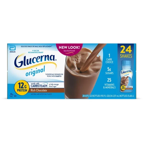 [SET OF 2] - Glucerna Shake Creamy Chocolate Delight (24ct, 8 Fl)