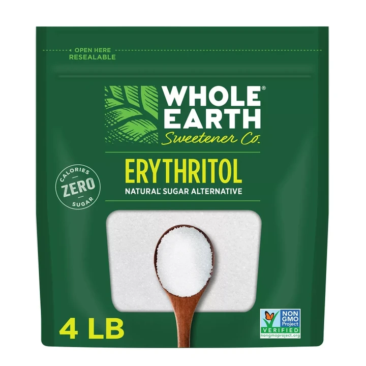 [SET OF 3] - Whole Earth 100% Erythritol Zero Calorie Sweetener (4 lbs.)