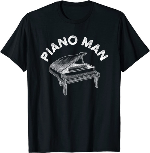 Baby Grand Piano Man Teacher Student Pianist Gifts T-Shirt