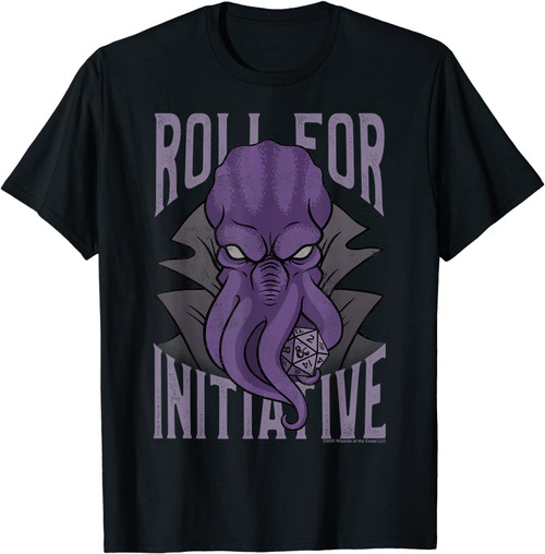 Dungeons & Dragons Illithid Roll For Initiative T-Shirt