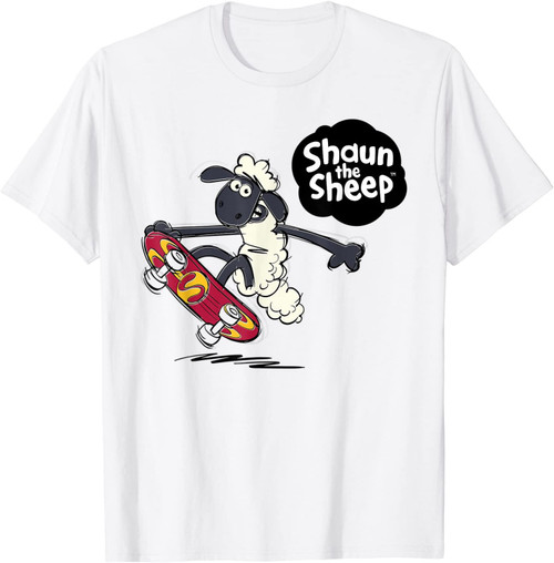 Shaun The Sheep: Skateboarding Shaun T-Shirt