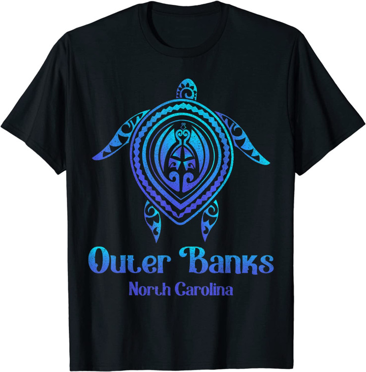 Outer Banks North Carolina Souvenir OBX NC Sea Turtle T-Shirt