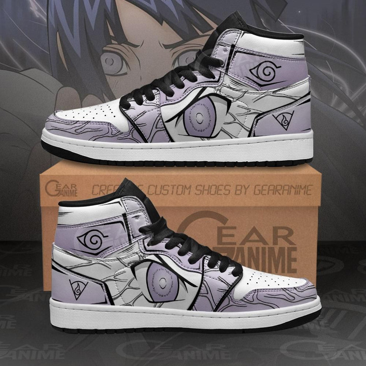 Hinata Byakugan Eyes Naruto Anime Air Jordan Shoes Sport Sneakers