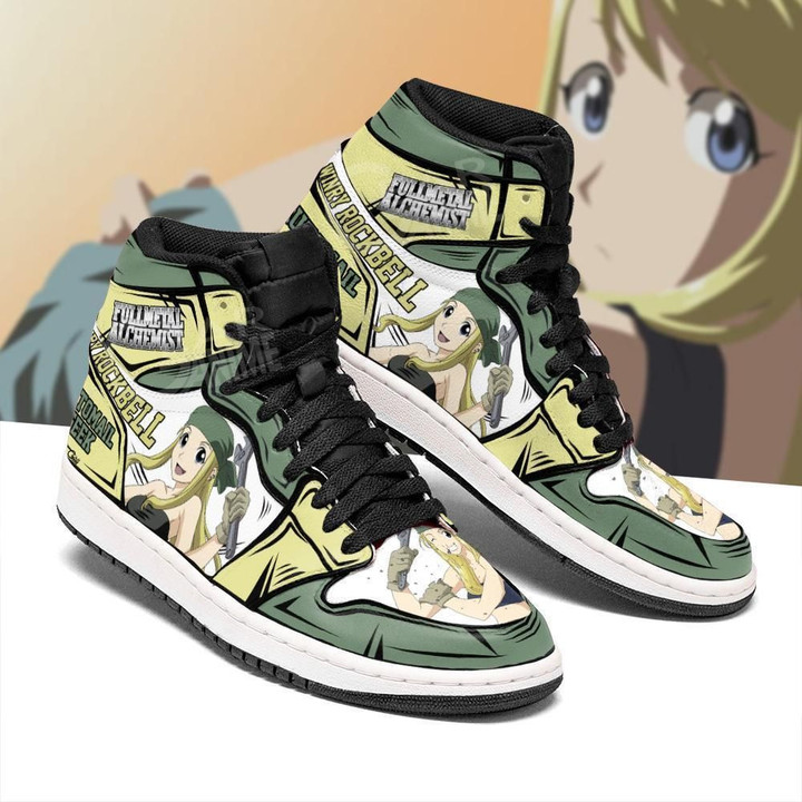 Winry Rockbell Fullmetal Alchemist Anime Custom Air Jordan Shoes Sport Sneakers