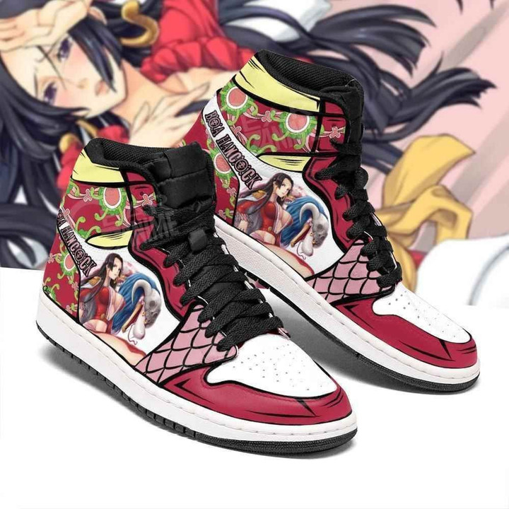 Boa Hancock One Piece Sneakers Anime Air Jordan Shoes Sport