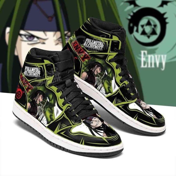 Envy Fullmetal Alchemist Sneakers Anime Air Jordan Shoes Sport