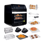 Yedi Houseware Total Package Air Fryer Oven 12.7 Quart, Deluxe Accessory Kit