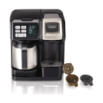 Hamilton Beach FlexBrew 2-Way Coffee Maker With 10-Cup Thermal Carafe & Pod Brewer